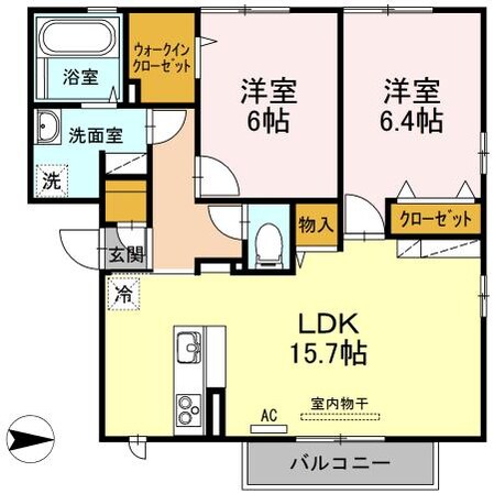 アイビーの物件間取画像